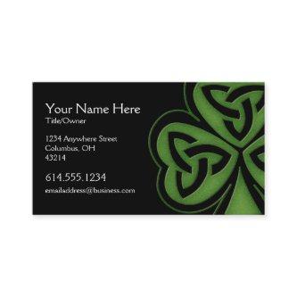 Green Celtic Shamrock Design 1 Irish