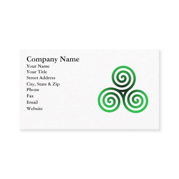 Green Celtic Triskele