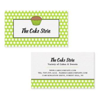 Green Cupcake & Polka Dot, Cake Maker, Cake Store