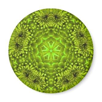 GREEN DAHLIA MAGNET