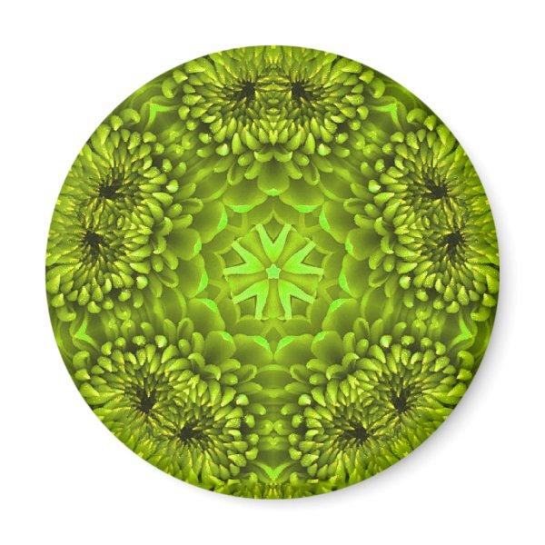 GREEN DAHLIA MAGNET