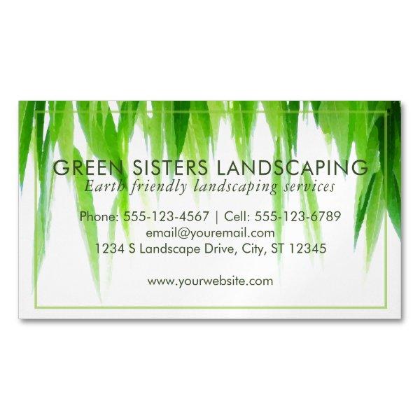 Green Earth Friendly Landscaping  Magnet