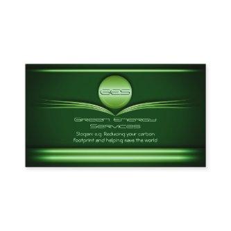 Green Energy Services - Metal Disc and Flourishes