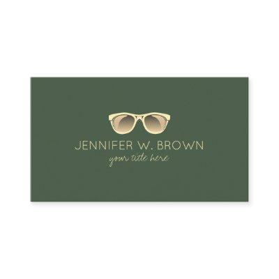 Green Eyewear Spectacles Optician gold