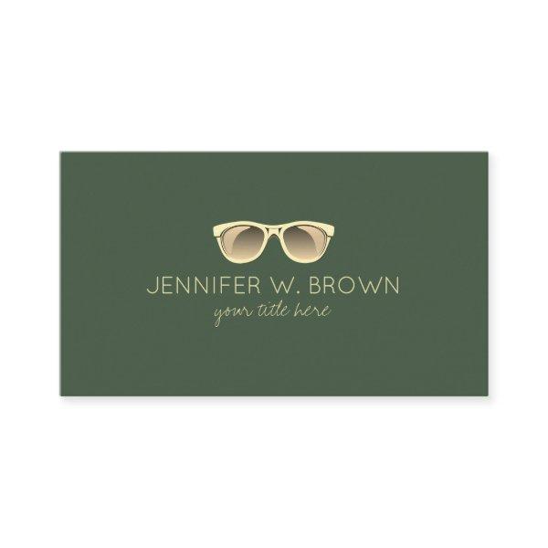 Green Eyewear Spectacles Optician gold