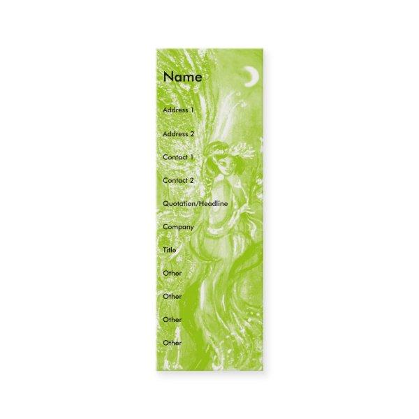 GREEN FAIRY WITH GOLD FLORAL SPARKLES IN MOONLIGHT MINI
