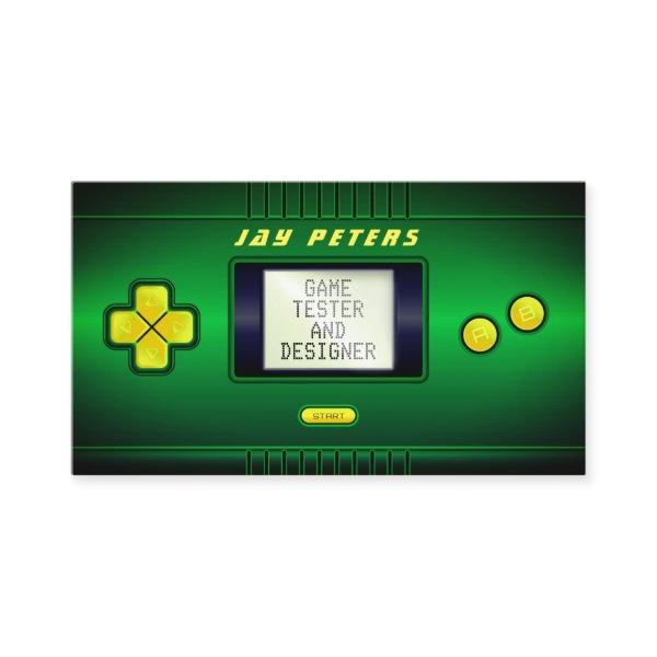 Green faux handheld portable console