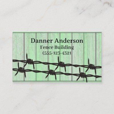 Green Fence Barb Wire Design Fence Company  Busine