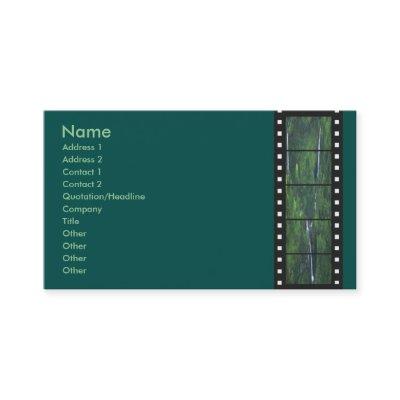 Green Forest Filmstrip Profile Card