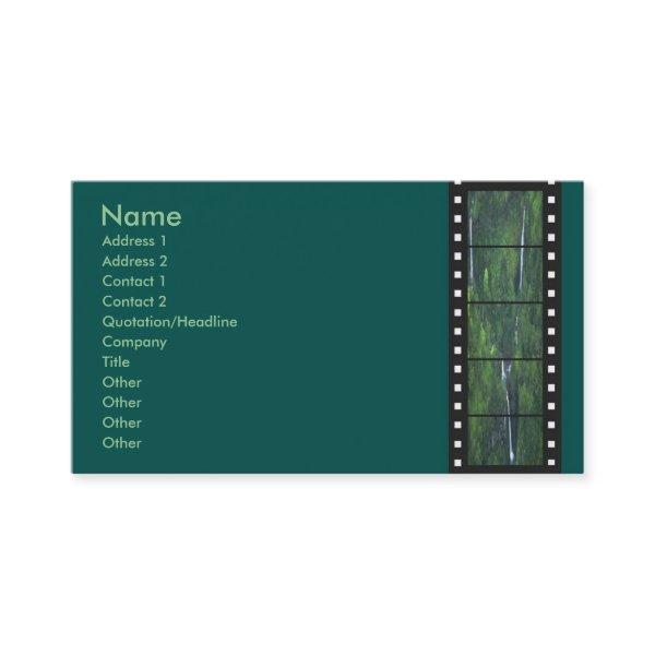Green Forest Filmstrip Profile Card