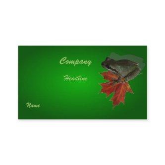 Green Frog Business Profile Card