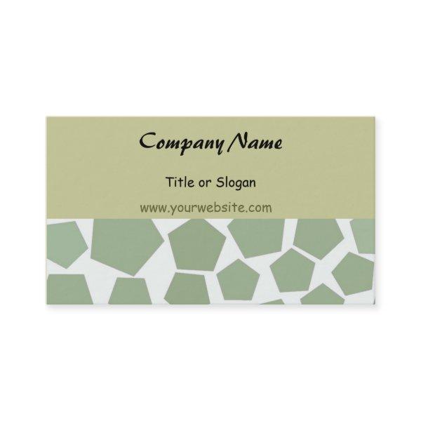 Green Hexagon Business Design