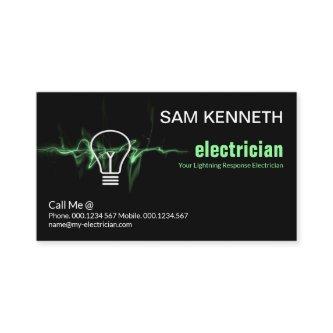 Green Lightning Electrical Wave Bulb Electrician