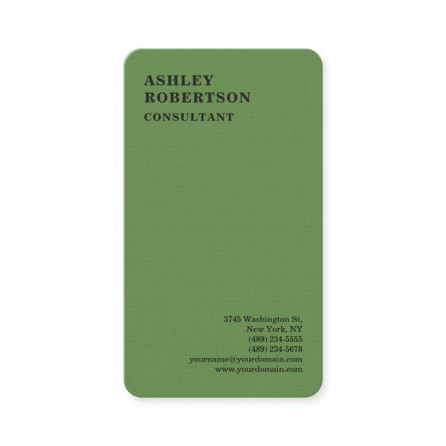 Green Modern Professional Stylish Trend Minimalist