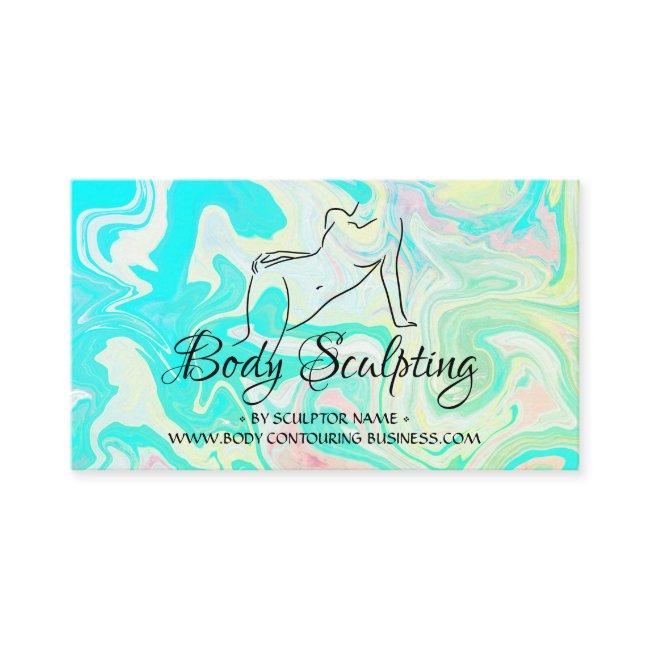 Green Ombre Body sculpting contouring spa woman