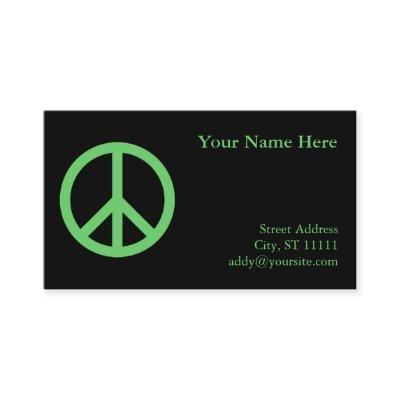 Green Peace Symbol