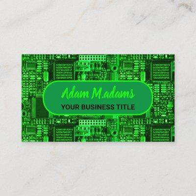 Green Professional Printed Circuit Board QR Code