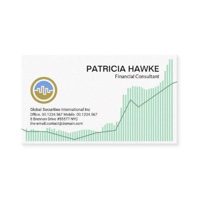 Green Profitability Share Graph Financial Advisor