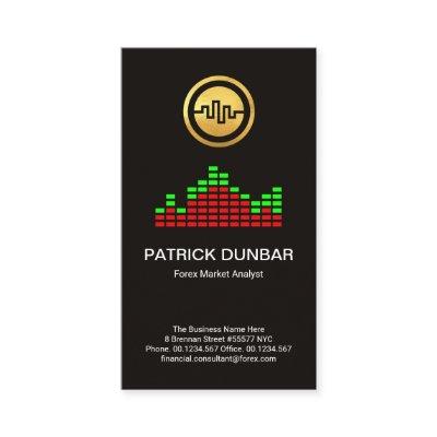 Green Red Forex Stock Graph Market Analyst