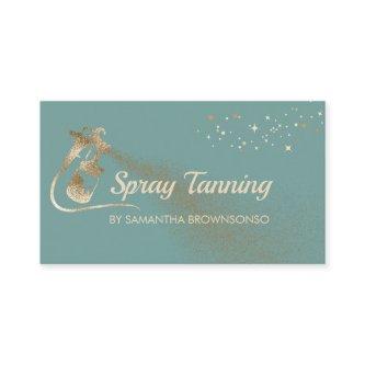 Green Retro Elegant Calligraphy Tan Spray
