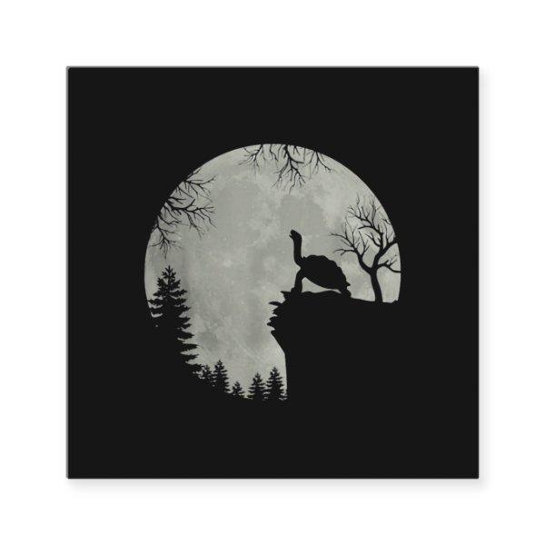 Green Sea Turtle Ocean Turtle Howling Est Moon Square