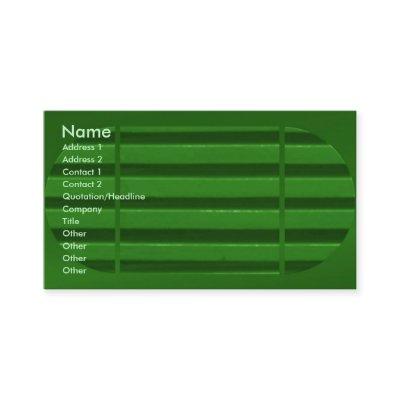 Green Shutter Profile Card