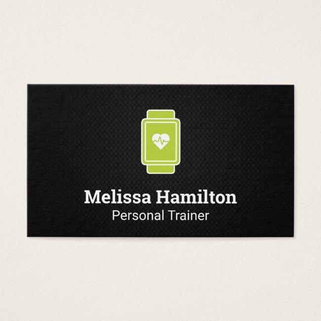 Green Smart Watch | Heart Rate Monitor | Mesh