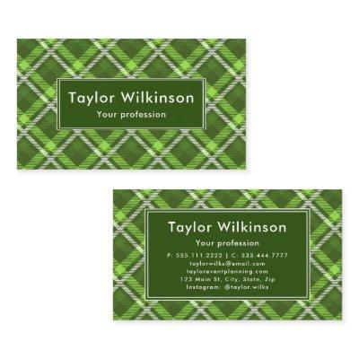 Green Tartan Pattern