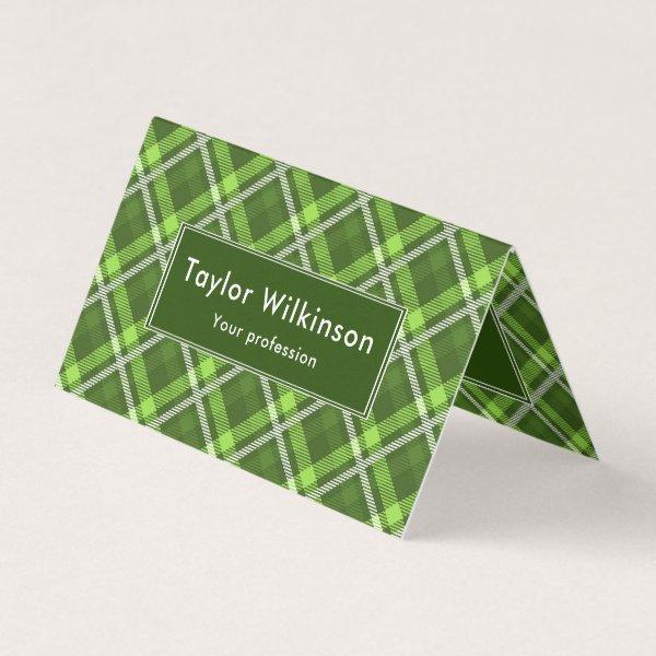 Green Tartan Pattern