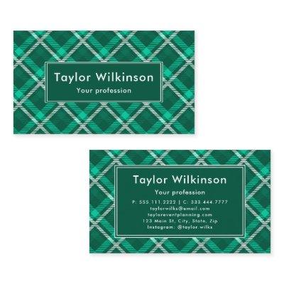 Green Tartan Pattern