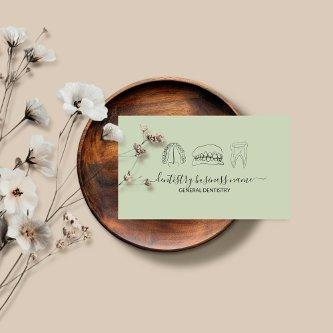 Green Tooth whitening dental art