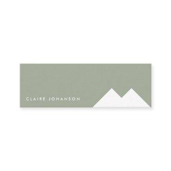 Green white minimal geometric environment eco mini