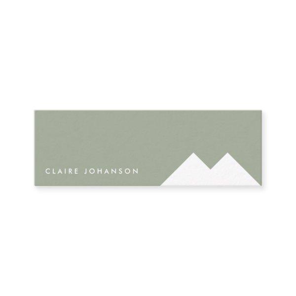 Green white minimal geometric environment eco mini