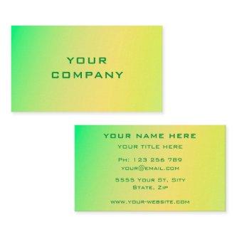 Green Yellow Gradient Color - Modern Fresh Natural