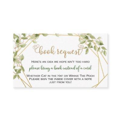 Greenery Minimalist Gold Frame Books For Baby