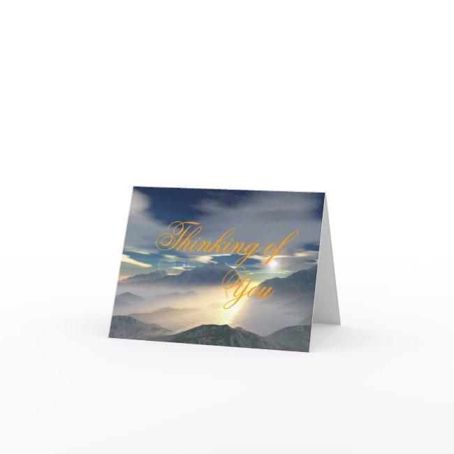 Greeting Card: Thinking of You (Blank) Card