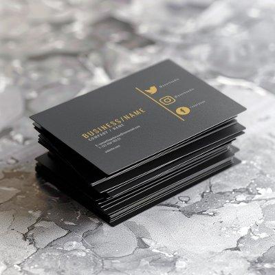 Grey and gold  social media .