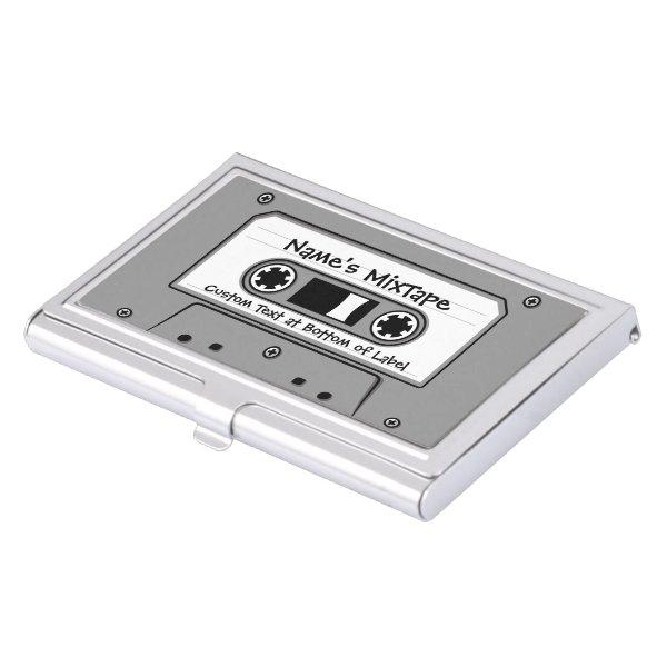 Grey Audio Cassette Tape  Case