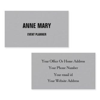 Grey Black Gray Classy Wedding Custom Color