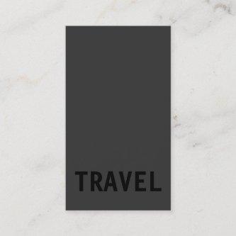 Grey Black Out Travel Agent Vertical