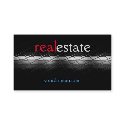 Grey Black Real Estate Agent Trendy Professional