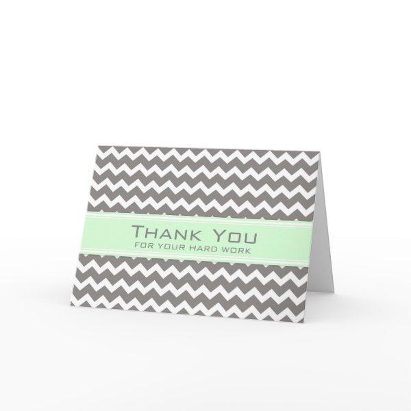 Grey Chevron Administrative Professionals Day Card