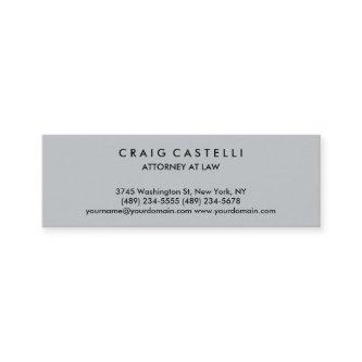 Grey Color Background Standard Slim