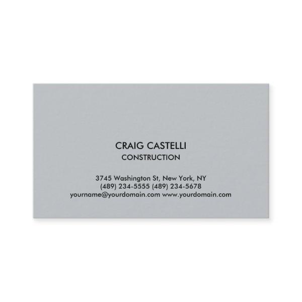 Grey Color Plain Modern Standard