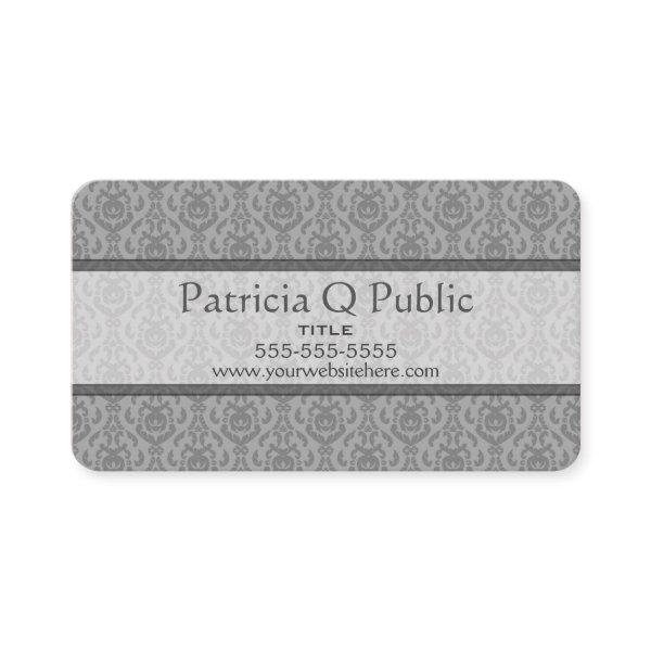 Grey Damask Pattern
