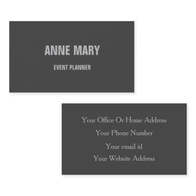 Grey Gray Classy Wedding Custom Color Elegant