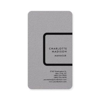 Grey Modern Simple Minimalist Plain Professional