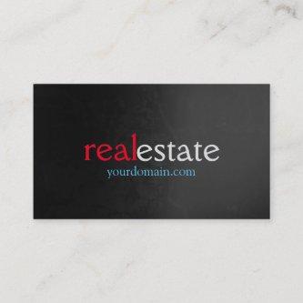Grey Pattern Real Estate Agent Trendy Professional