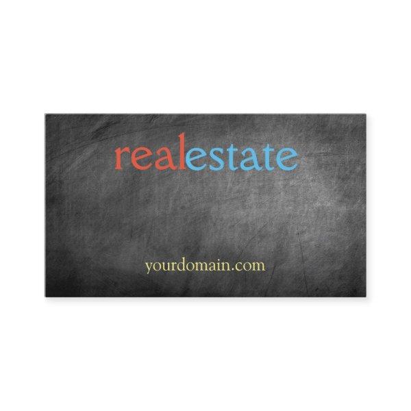 Grey Real Estate Agent Trendy Professional