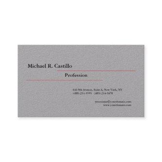 Grey Simple Plain Minimalist Classical Stylish